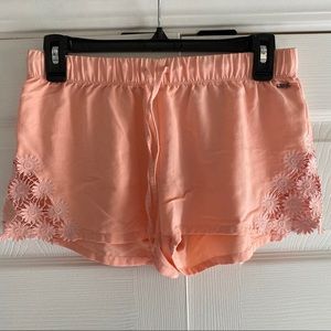 Roxy Shorts with cut out flower detailing